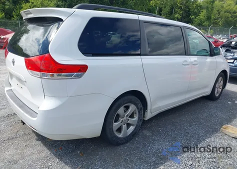 2013 Toyota Sienna Le V6 8 Passenger from USA, damaged, VIN 5TDKK3DC4DS296135
